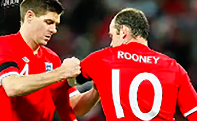 Steven Gerrard - Rooney/Foto: tangkap layar istimewa